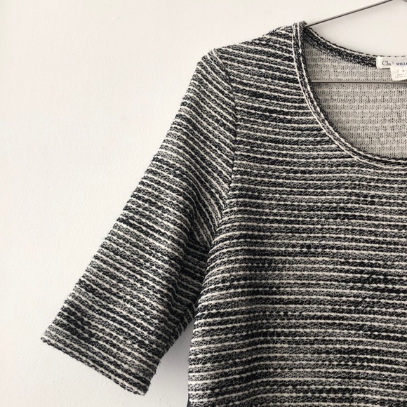 Anthropologie Clu + Willoughby Pleated Tweed Top! - Picture 5 of 8